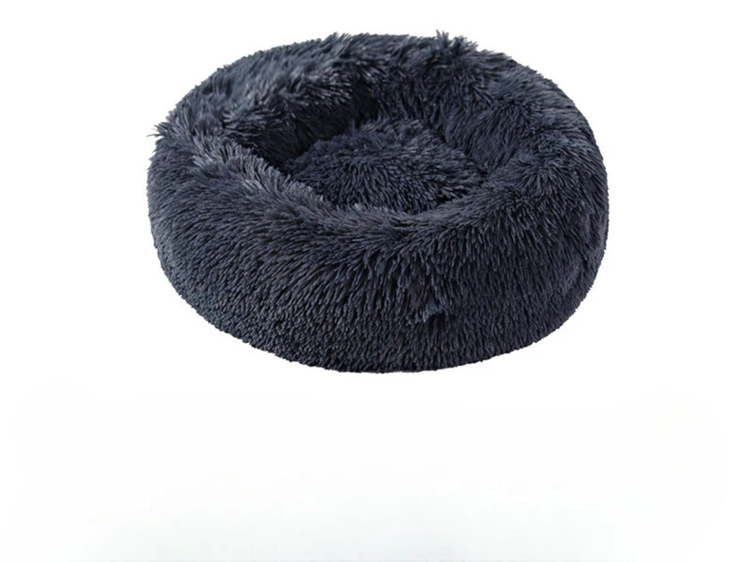 Home Plush Pet Nest Winter Cat Nest Dog Nest Warm Detachable and Washable round Cat Nest Pet Bed Seasonal Universal Decoration